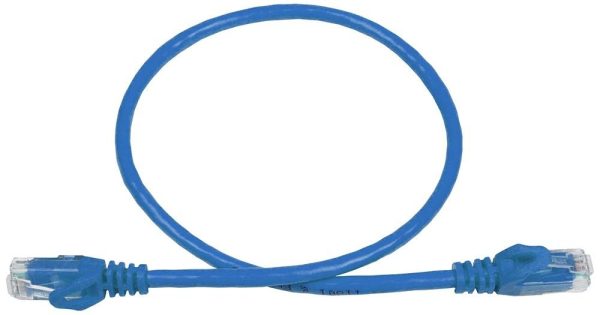 CAT. 5E 0.5M BLUE PATCH CORD