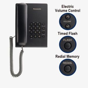 KX-TS500MX Corded Phone Integrated Telephone Systems Panasonic