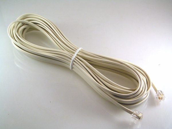 Product details of RJ11 6P4C 2M Modular Phone Telephone Fax Modem Router Internet Extension Connector Cable (Copy) - Image 2
