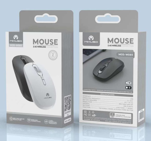 Mikuso Coloured Wireless Mouse (MOS-W085)