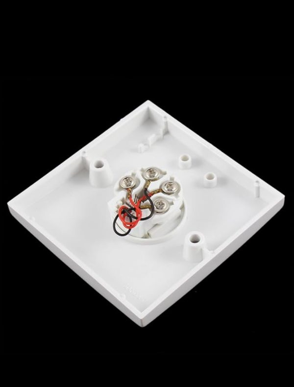 White 6P4C 4 Pin RJ11 Connector Wall Mount Plate Socket for Telephone - Image 2