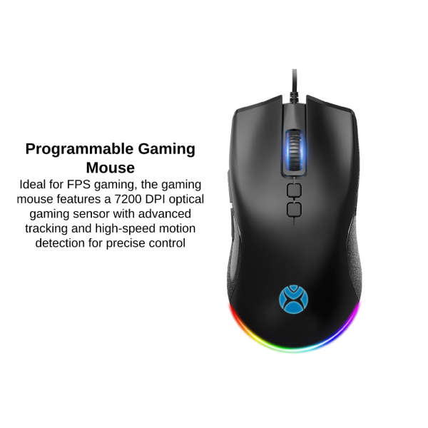 MIKUSO Wired RGB Gaming Mouse XM-56U - Image 4