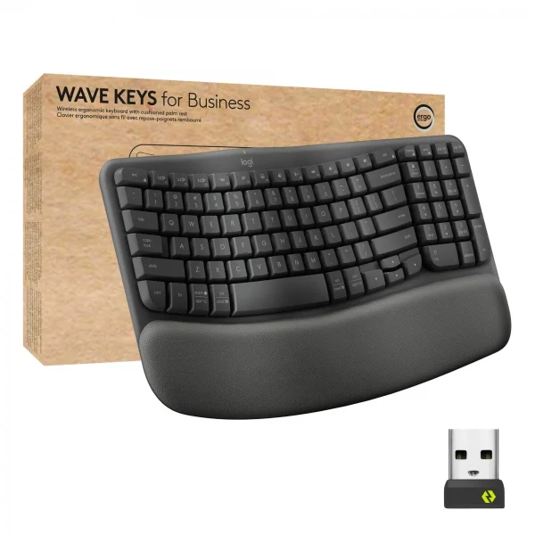 Logitech KEYBOARD,WAVE KEYS,US,GRAPHITE - Image 4
