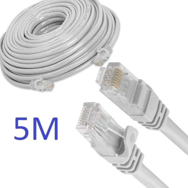 5m CAT6 Cable – Slim CAT6 Patch Cord – RJ45 Connectors – Gigabit Ethernet Cable (Copy) (Copy)