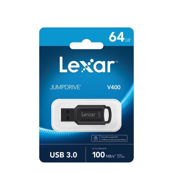 Lexar V400 64GB U Disk 128GB 3.0 USB Flash Drive Encrypted 32gb 64gb 128gb Pendrive