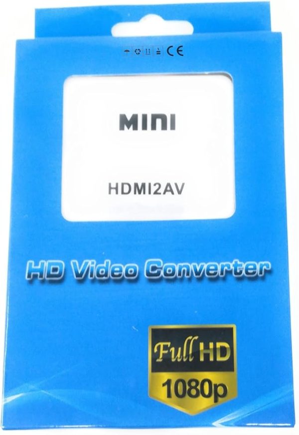 HDMI to AV CVBS RCA Audio Video PAL+NTSC Converter Adapter with USB Cable Variable Media - Image 4