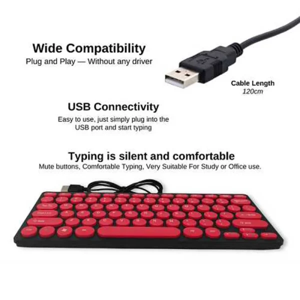 Mikuso KB-003U Portable USB Business Keyboard - Image 2
