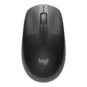 M190 Full-Size Wireless Mouse Contoured design, essential comfort for mid to large hands.