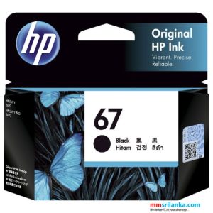 HP 67 Black Colour Cartridge