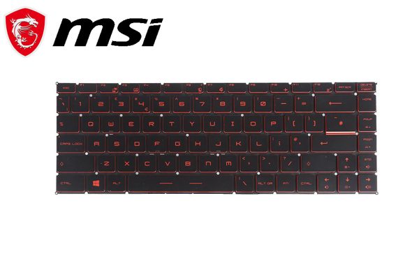 MSI GF63 THIN 10SCXR RED BAKLIT LAPTOP KEYBOARD