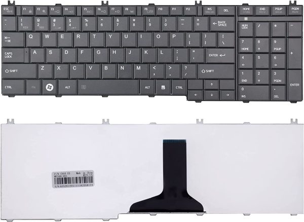 TOSHIBA SATELLITE L755 C650 C660 L750 L650 C655 L670 C675 LAPTOP KEYBOARD (1 Yr)